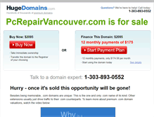 Tablet Screenshot of pcrepairvancouver.com